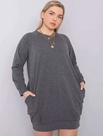 Šaty RV SK 6296.99 tmavo šedá