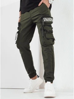 Pánske bojové nohavice zelené FashionStreet UX4160