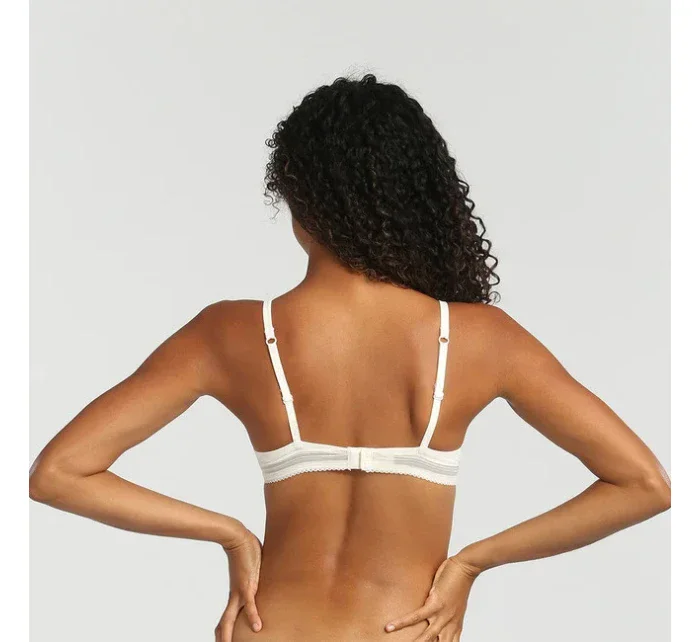 Dámska hladká vystužená podprsenka DIM INVISIFREE PADDED BRA - DIM - smotanová