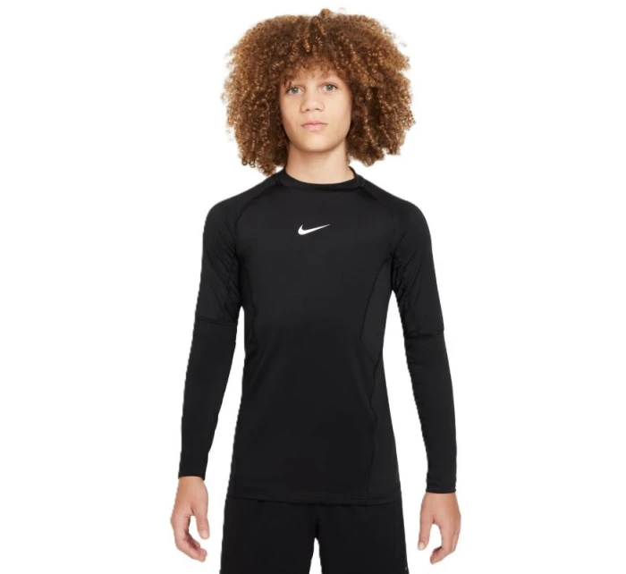 Juniorské termo tričko Nike Pro FJ6822-010 Juniorské termo tričko Nike Pro FJ6822-010