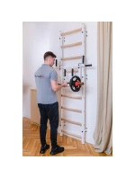 GYMNASTICKÝ REBRÍK S NASTAVITEĽNOU KOVOVOU TYČOU 731W BENCHK