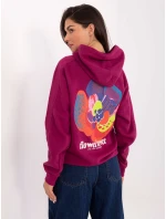 Bluza model 21378644 fuksjowy - FPrice Bluza model 21378644 fuksjowy - FPrice