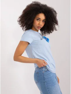 Bluzka RV BZ model 19735052 jasny niebieski - FPrice