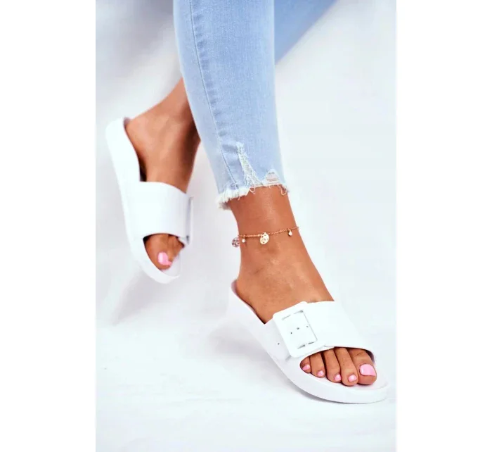 Dámské žabky model 21105541 Bílá - Big Star