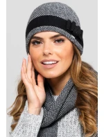 Dámska čiapka Katalonia čiernobiela - Kamea Dámska čiapka Katalonia čiernobiela - Kamea