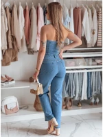 Dámský džínový overal s  modrý Dstreet model 21988003 - FashionStreet