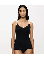 Feel Of Cotton Spaghetti Top - BLACK - TRIUMPH BLACK - TRIUMPH Feel Of Cotton Spaghetti Top - BLACK - TRIUMPH BLACK - TRIUMPH
