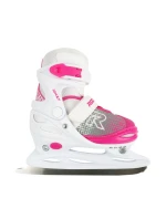 Korčule Roces Jokey Ice X bielo-ružové 450746 001