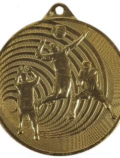 Zlatá volejbalová medaila z ocele MMC3073/G