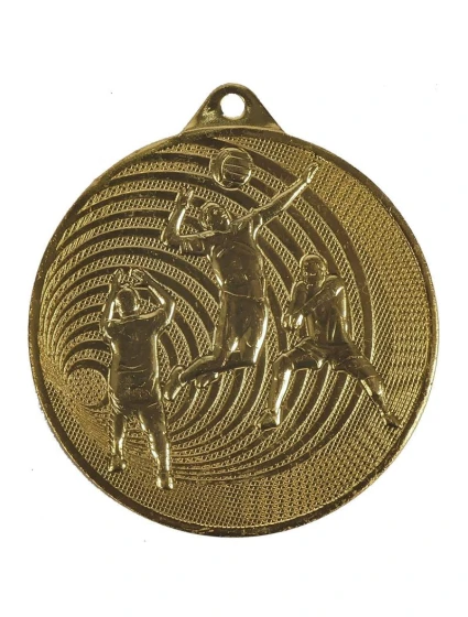 Zlatá volejbalová medaila z ocele MMC3073/G