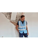 HVW 120 HiVis síťovaná bezpečnostní vesta model 22502231 grey - Yoko