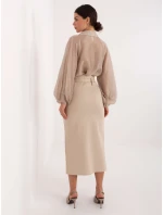 Spódnica IT SD model 21795598 beżowy - FPrice Spódnica IT SD model 21795598 beżowy - FPrice