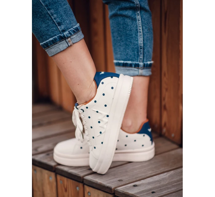 Dámske topánky Vuch Lucky Dots Off White