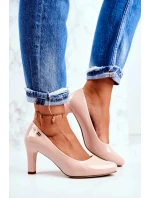 Čerpadlá 1459 béžové - Krok vo veľkom štýle