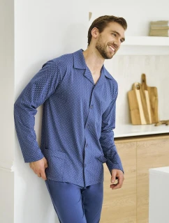 Taro Darek 3485 long/r 5XL-6XL Z25/26 pánske pyžamo bez gombíkov