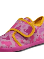 Affenzahn barefoot topánky Slipper Cotton Movy bird (01398-40010)