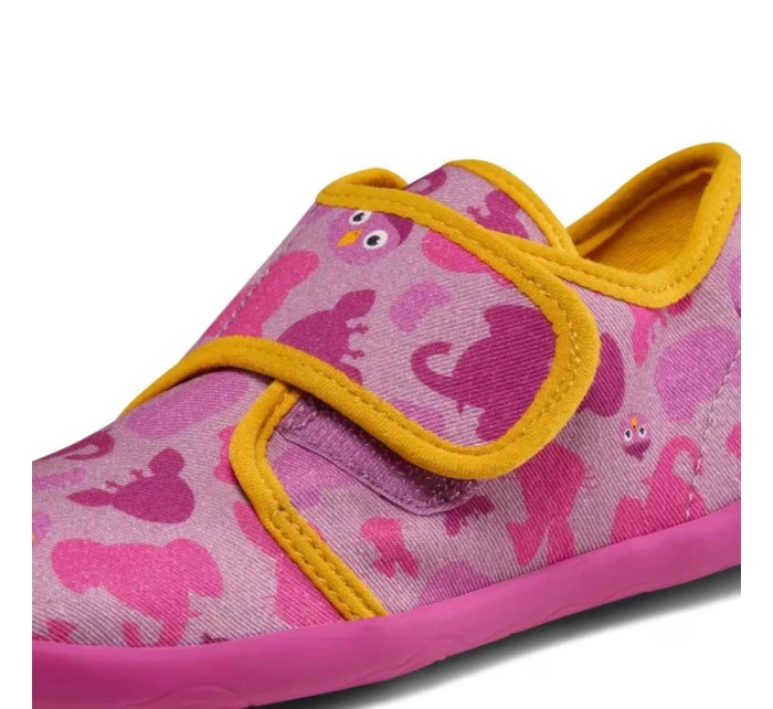 Affenzahn barefoot topánky Slipper Cotton Movy bird (01398-40010)