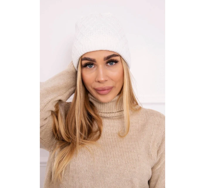 Fleecová čiapka K204 biela Fleecová čiapka K204 biela
