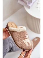 Dámské Pantofle S  Béžové model 21677364 - Inblu