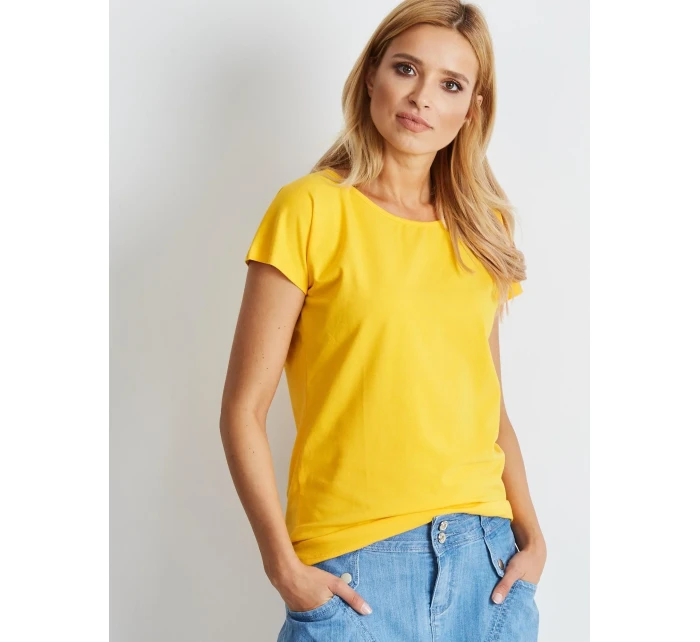 Tričko RV BZ model 14829657 tmavě žlutá - FPrice Tričko RV BZ model 14829657 tmavě žlutá - FPrice