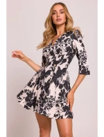 M849 Priliehavé mini šaty s potlačou - model 1