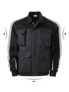 Woody pánska pracovná bunda ebony gray