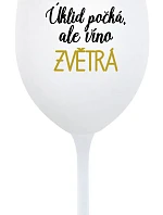 Upratovanie čaká, ale víno vyhrá - pohár na biele víno 350 ml