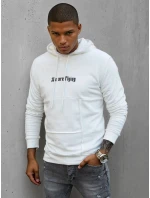 FashionStreet pánska krémová mikina BX5476 FashionStreet pánska krémová mikina BX5476