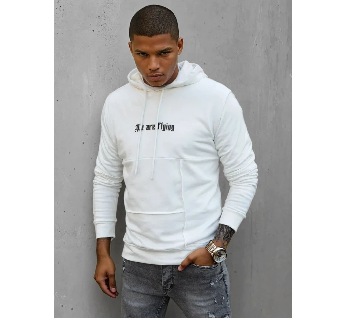 FashionStreet pánska krémová mikina BX5476 FashionStreet pánska krémová mikina BX5476