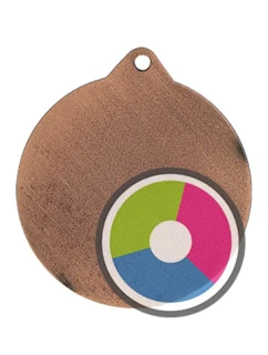 Luxorská medaila s tryskovou potlačou