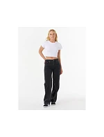 Nohavice RIP CURL AGGIE RELAXED JEANS, čierne