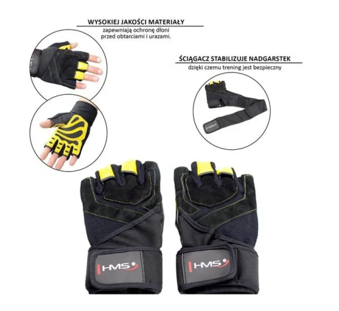 rukavice Gym model 20323609 - HMS rukavice Gym model 20323609 - HMS