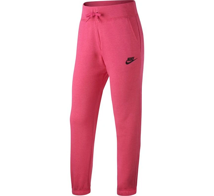 Dievčenské nohavice G NSW FLC REG Jr 806326 615 - Nike
