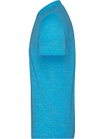 JN Pánské tričko s výstřihem do V 02.0 turquoise melange model 22494662 - Daiber JN Pánské tričko s výstřihem do V 02.0 turquoise melange model 22494662 - Daiber