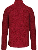 K Pánská melanžová pletená fleecová bunda 20. red melange model 22423039 - Kariban K Pánská melanžová pletená fleecová bunda 20. red melange model 22423039 - Kariban