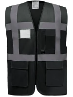 HVW 801 HiVis multifunkční vesta model 22502352 black - Yoko HVW 801 HiVis multifunkční vesta model 22502352 black - Yoko