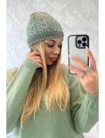Fleecová čiapka Melisa K241 tyrkysová+zelená Fleecová čiapka Melisa K241 tyrkysová+zelená