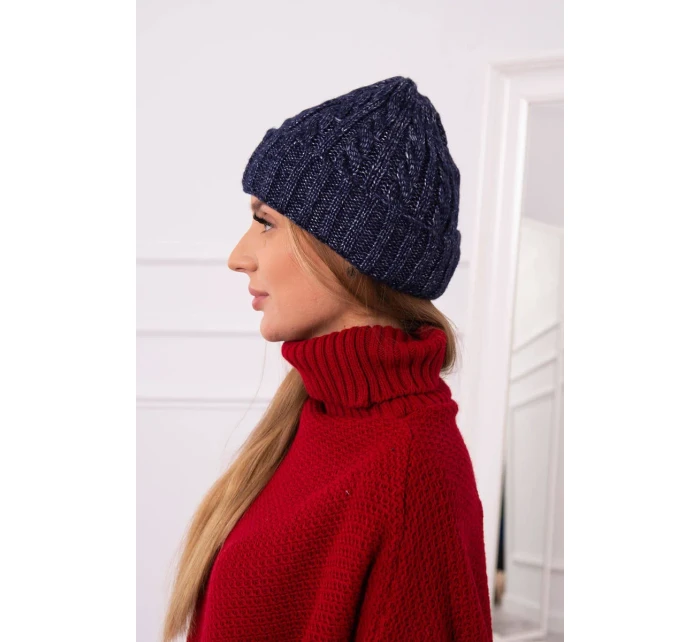 Ariana K299 tmavo modrá roll-up čiapka Ariana K299 tmavo modrá roll-up čiapka