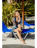 Župan model 18628489 Námořnicky modrý vzor - Eldar