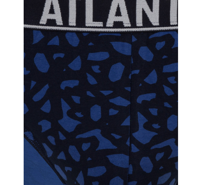 Klasické pánske nohavičky ATLANTIC 3Pack - čierna/tmavomodrá