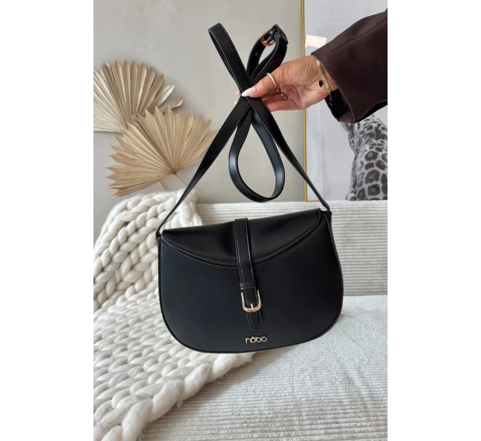 Dámska kabelka s malým reliéfom Nobo - čierna