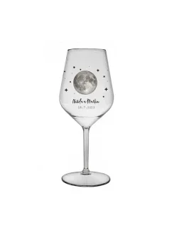 Personalizovaná nerozbitná sklenice s měsíční fází 