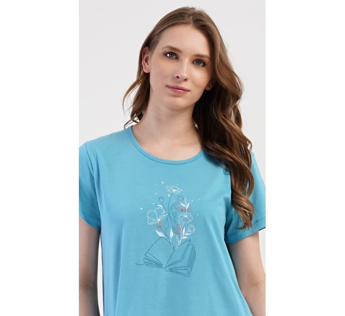 Dámské domácí šaty s krátkým rukávem model 21248990 - Vienetta