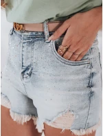 Dámske džínsové šortky so zirkónmi LIKE A STAR modré FashionStreet SY0472