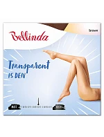 Průhledné punčochové kalhoty bez 15 DEN hnědá model 22306021 - Bellinda Průhledné punčochové kalhoty bez 15 DEN hnědá model 22306021 - Bellinda