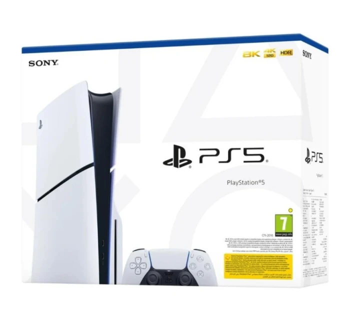 Sony PlayStation 5 Slim Blu-Ray 1TB biela Sony PlayStation 5 Slim Blu-Ray 1TB biela