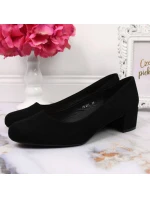 W černé semišové lodičky s model 19443130 - SERGIO LEONE