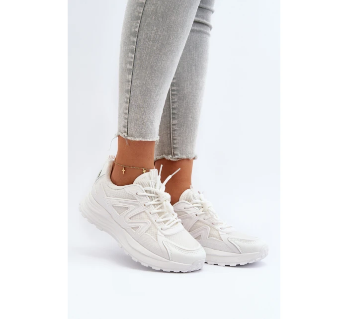 Sneakersy damskie Big Star NN274A084 Białe Sneakersy damskie Big Star NN274A084 Białe