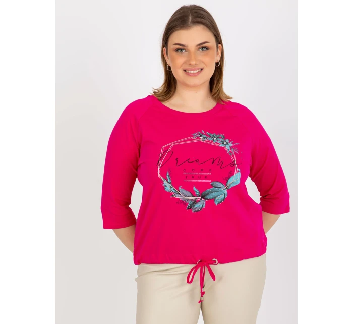 Dámska blúzka RV BZ 8458.01P fuchsiová - FPrice