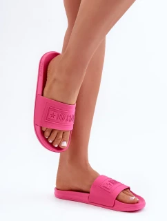 Ľahké dámske papuče Big Star OO274037 Fuchsia